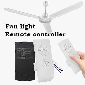 Trådløse Lampe Loft Ventilator Remote Controller Kit Med Rf Fjernbetjening Støtte Timing Hastighed Justerbar Fan Controller Universal