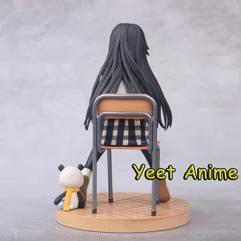 Anime Figur Legetøj Min Teenager Romantisk Komedie Uniform Yukinoshita Yukino Siddestilling PVC-Action Figur Samling Toy Gave 14CM 55629