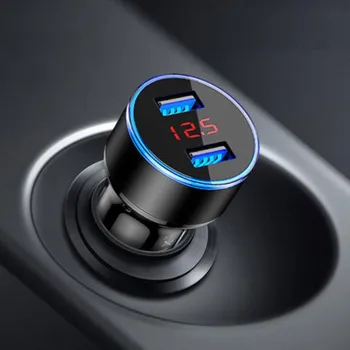 3.1 En Dobbelt USB Bil Oplader LED Display For Toyota Camry Corolla RAV4 Yaris Highlander Land Cruiser PRADO Vios Vitz Reiz lykkes