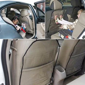 1Pc 58 cm * 44 cm PVC / plast Sæde Cover Protector for Kids Baby Sparke Mat Mudder Rense Snavs Decals Bil Auto Sæde Sparker Ma
