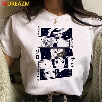Et Stykke Ruffy t-shirt kvindelige grafiske tees kvinder casual vintage ulzzang par tøj tøj ulzzang harajuku kawaii 57678