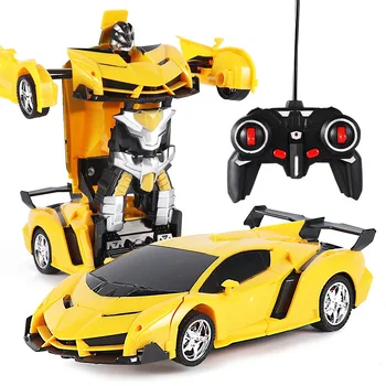 Fjernbetjening Bil Transformation Robotter Sports bil, Model Deformation Elektriske RC Legetøj Til Børn Drenge Gaver 1:18 5820