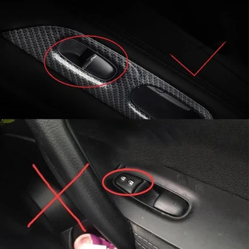 ABS Carbon Til Nissan X-Trail XTrail T32-2020 Tilbehør Bil, Cigaretter, Lighter AUX USB-Switch-Knappen Gear Shift Panel 5858