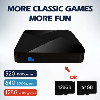 G5 S905L Mini-Spil Box Konsol Emulator 30000/40000+ Spil WiFi Retro-TV-Boksen Video Game Spiller med Kabelforbundne/Trådløse Controllere
