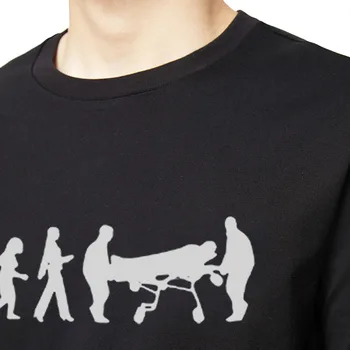 Udviklingen Af En Paramediciner T-Shirt Herre Sjove Unik Gave Til Stede Print T-Shirt Til Sommeren Kortærmet Bomulds-Toppe-T-Stykkerne Tøj