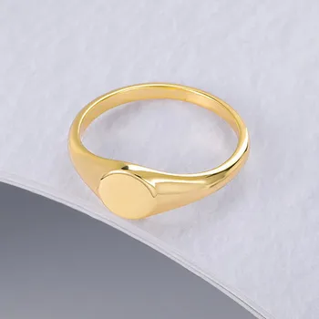 Vintage Uregelmæssige Runde Cirkel Rustfrit Stål Ringe Til Kvinder, Mænd Engagement Bryllup Finger Ring Punk Mode Smykker Bedste Gave