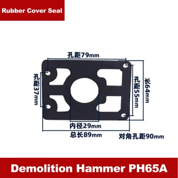 Udskiftning af Reservedele, Tilbehør Gummi Cover Tætning Papir Dække Tætning til HITACHI Demolition Hammer PH65A 65336