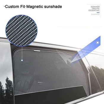 For Ford FOCUS Hatchback 2019-2021 Magnetiske Mesh Gardin Åndbar Forrude Parasol Sammenklappelig Vindue Gardin solskærm