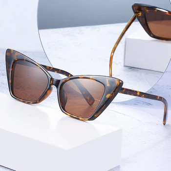 Luksus Brand Designer Solbriller Kvinder Fashion Square Cat Eye solbriller Udendørs Rejse Brillerne UV400 Lentes De Sol Mujer 65843