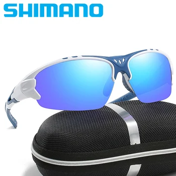 Nye SHIMANO Fiskeri Polariserede Briller til Mænd, Kvinder Fiskeri Briller Solen Beskyttelsesbriller, Camping Vandring, Kørsel Brillerne Sport Solbriller
