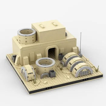 MOC Ørkenen kraftværk for en Modulars Tatooines Hus, Villa byggesten Mursten DIY Model Legetøj Til Børn, Dreng Gave 752pcs