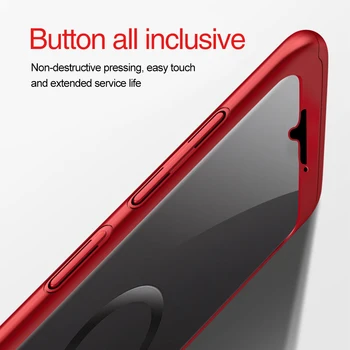 360 Full Body Foran Temepred Glas Tilfældet For Xiaomi Redmi Note 8 Pro Cover På Xiomi Red Mi Bemærk, 8T Note8 T 8pro 8A Redmi8 En 6807