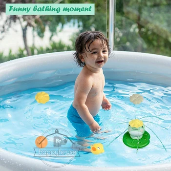 Baby Badekar Legetøj Spray Vand Bruser Svømme Pool Bade Legetøj til børn Spinning Båd med Toy Lions Badekar Legetøj for de Mindste Børn