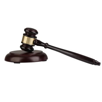 Træ-dommer gavel auktion hammer med lyd blokere for advokat, dommer auktion håndarbejde 69004