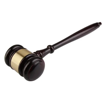 Træ-dommer gavel auktion hammer med lyd blokere for advokat, dommer auktion håndarbejde