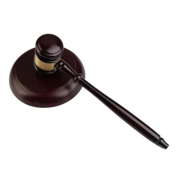 Træ-dommer gavel auktion hammer med lyd blokere for advokat, dommer auktion håndarbejde
