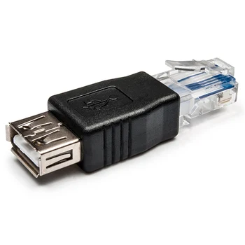 RJ45 Male til USB-Kvindelige Ethernet-Adapter-Stik Stik Stik LAN-Netværk Router C3R5 69097