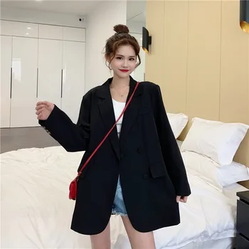 Mint grøn dragt jakke kvinder 2021 spring nye koreanske version af løs-net røde dragt jakke