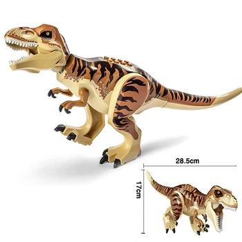 Jurassic Dinosaurer World2 Tal Mursten Tyrannosaurus Indominus T-Rex Samle Byggesten Legetøj Fødselsdag Gaver Til Børn 69489
