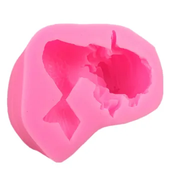 3D Havfrue form af silikone, gelé skimmel kage dekoration værktøjer, slik, chokolade, sæbe skimmel bagning tilbehør 70457
