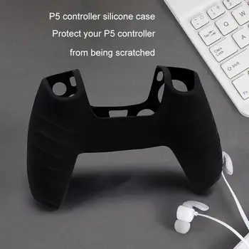 Beskyttende Cover Silikone Case Til SONY Playstation 5 For PS5 Tilbehør Controller Beskyttelse Tilfældet For PS5 Gamepad Joysticks
