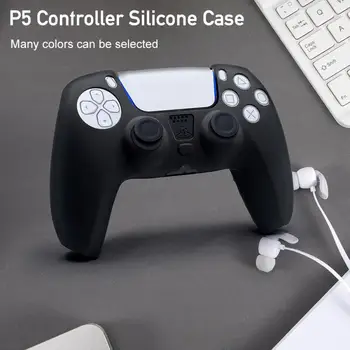 Beskyttende Cover Silikone Case Til SONY Playstation 5 For PS5 Tilbehør Controller Beskyttelse Tilfældet For PS5 Gamepad Joysticks