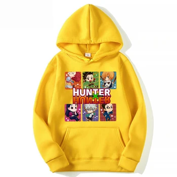 2020 Animationsfilm Hunter X Hunter Cosplay Tøj, Kostumer Mænd Hættetrøjer Sweatshirts Hat Tøj Toppe 70827