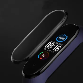 3D Buet Kant Fuld Bløde Klart, Beskyttende Film Smartband Dækning For Xiaomi Mi-Band 5/6 Band6 Miband6 LCD Screen Protector Guard