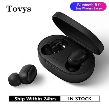 TWS Bluetooth Hovedtelefon A6S Stereo Trådløse Headsets Mini Sport Earbuds Støj Annullering Hovedtelefoner til Smart Phone Redmi Airdots 72008