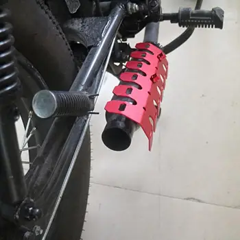 Engros motorcykel lydpotten rør beskytter køretøjet dækker skolde skjold varme off-road beskyttelse engros udstødning C6B3