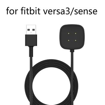 Oplader Dock Til Fitbit Versa 3/mening, Smart Ur Oplader Kabel USB-Opladning Data Vugge Til Fitbit Forstand Oplader Stå TSLM1 72856