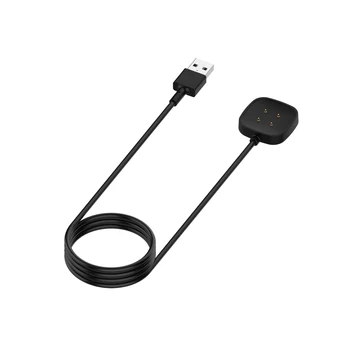 Oplader Dock Til Fitbit Versa 3/mening, Smart Ur Oplader Kabel USB-Opladning Data Vugge Til Fitbit Forstand Oplader Stå TSLM1