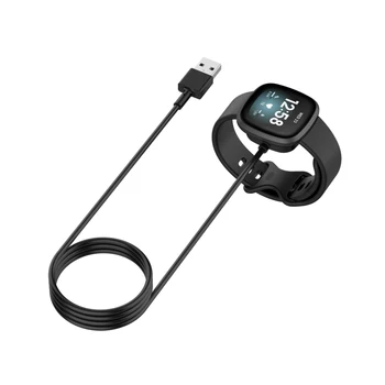 Oplader Dock Til Fitbit Versa 3/mening, Smart Ur Oplader Kabel USB-Opladning Data Vugge Til Fitbit Forstand Oplader Stå TSLM1