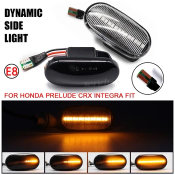 Side Markør Lys For Honda Accord Civic CRX Optakt S2000 Del Sol Passer Integra LED-blinklys Lampe Dynamiske Indikator 73320
