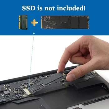 M. 2 Adapter NVMe PCIe X4 M2 NGFF Adapter Til SSD Til Opgradering af Macbook Air 2013-2017 Mac Pro 2013 A1465 A1466 A1502 A1398