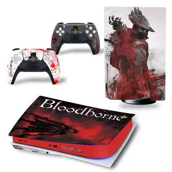 Bloodborne PS5 Standard-Disc Edition Hud Decal Sticker Cover til PlayStation 5 Konsol & Controller PS5 Skin Sticker Vinyl 7648