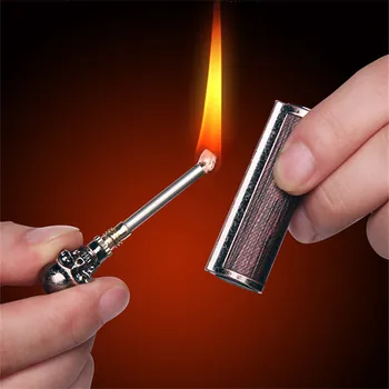 Vip Retro Metal Match Lighter Flint Fire Starter Petroleum Lettere Ryger Cigaret Lighter Udendørs Camping Overlevelse, Sikkerhed Værktøj