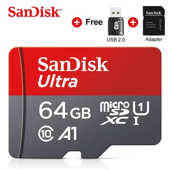 Sandisk flash-hukommelseskort 32 gb micro sd-kort Klasse A1 10 16gb 98mb/s TF tarjeta micro sd 128gb 64gb microsd cartao de memoria 775