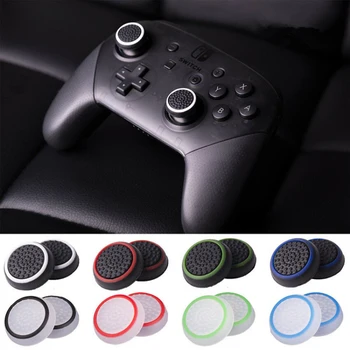 2021 Thumb Stick Greb Caps For Playstation 4 Ps4 Pro Slanke Silikone Analog Thumbstick Greb Cover Til Xbox, PS3, PS4, Tilbehør