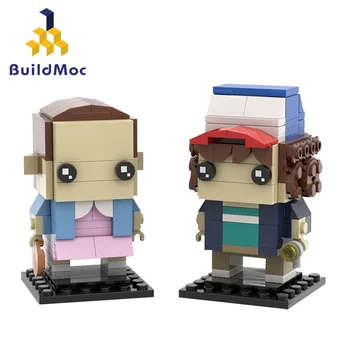 MOC Tegneserie Figurer Tegn Fremmede Ting Bricksheadzss Mini-byggeklodser Samling Mursten Samle Børn Toy Gaver