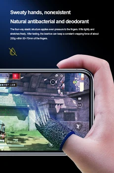Gaming Finger Dække Ærme Sweatproof Åndbar For PUBG Mobile Spil Skærmen Berøre Følsomme For Spillet Pro Vildt Tilbehør