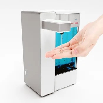 PUPWONG Metal Hånd Sanitizer Dispenser 1000ml Automatisk Berøringsfri Sensor Flydende Sæbe til Køkken Badeværelse 78883
