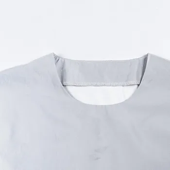 Mode Reflekterende T-Shirt Afgrøde Top Casual Sommer t-shirt Lady O-Neck Tunika Toppe Kvindelige Kvinder kortærmet Skjorte Blusas Pullover