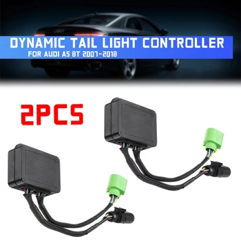 2PC Modul Semi Dynamisk blinklys LED-blinklys Lys Controller Ændring For Audi A5 8T HSC-A5 2007-2018