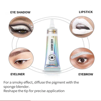 12 Farve Mat Liquid Cream Eyeshadow Multifunktionelle Vandtæt Øjenskygge, Eyeliner, Læift Øjenbryn Pigmenteret Eye Makeup
