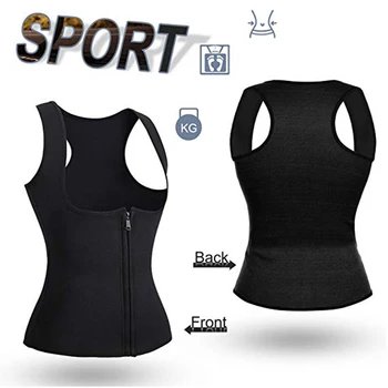 YBFDO 2020 New Sweat Sauna Body Shapers Vest Waist Trainer Slimming Vest Shapewear Weight Loss Waist Shaper Corset