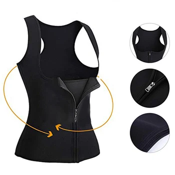 YBFDO 2020 New Sweat Sauna Body Shapers Vest Waist Trainer Slimming Vest Shapewear Weight Loss Waist Shaper Corset