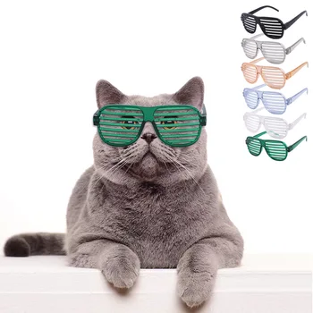 Blinds Cool Briller For Katte, Sjove Briller Til Lille Hund Fotos Rekvisitter Accessoires Kat Briller Mode Kjole Op Kæledyr Forsyninger
