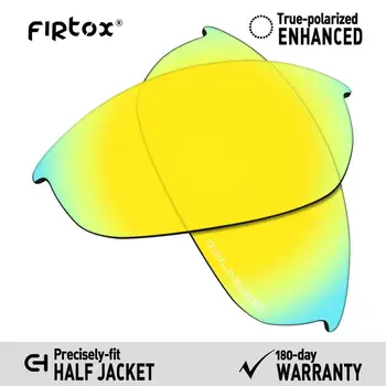 Firtox Anti-Havvand Polariserede Linser Erstatning for-Oakley Half Jacket Sunglasses (Objektivet Kun) - Flere Farver 8134