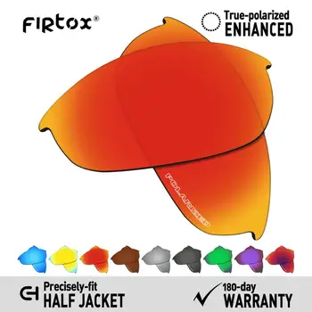 Firtox Anti-Havvand Polariserede Linser Erstatning for-Oakley Half Jacket Sunglasses (Objektivet Kun) - Flere Farver